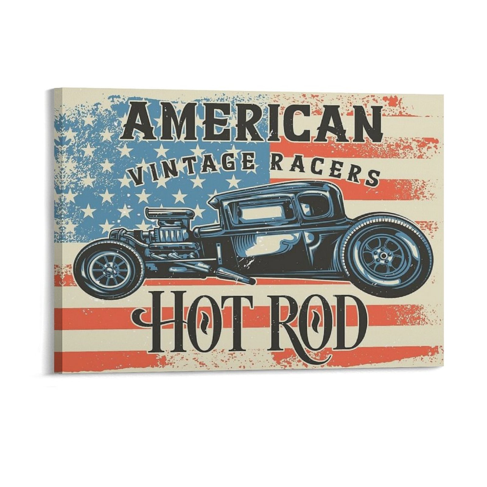 Home Cinema In - American Hot Rod Canvas Painting Kitchen