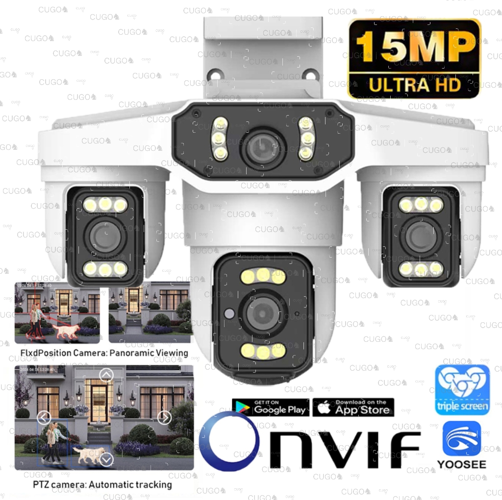 Home Cinema Screen - Yoosee 15MP 8K IP Camera Three