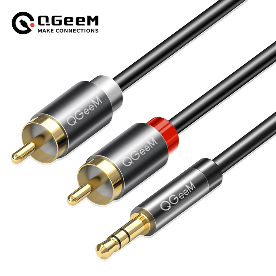QGeeM RCA Cable 2RCA to 3.5 Au – обзор и цена Home Cinema Choice