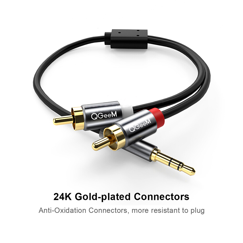 QGeeM RCA Cable 2RCA to 3.5 Au – обзор и цена Home Cinema Choice