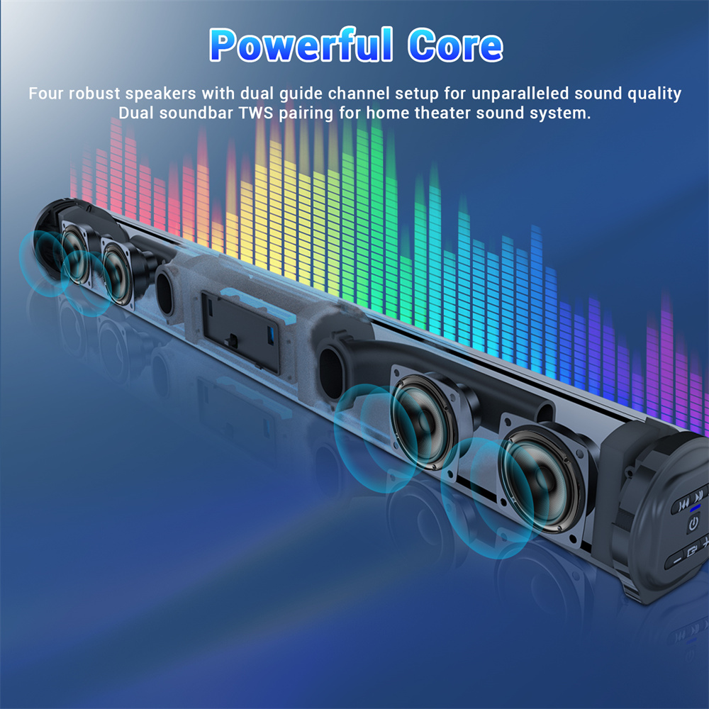 Sound Bar TV Sound System Blue – обзор и цена Home Cinema Audio System