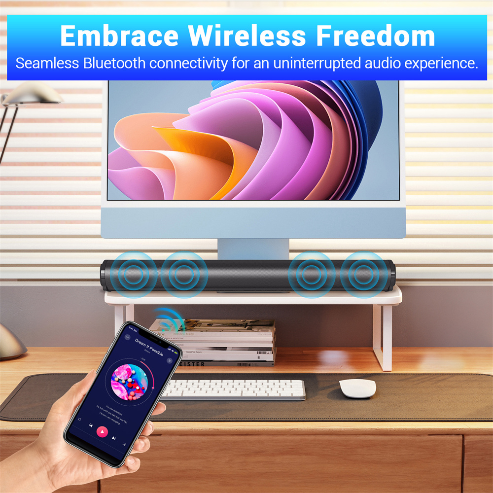 Sound Bar TV Sound System Blue – обзор и цена Home Cinema Audio System