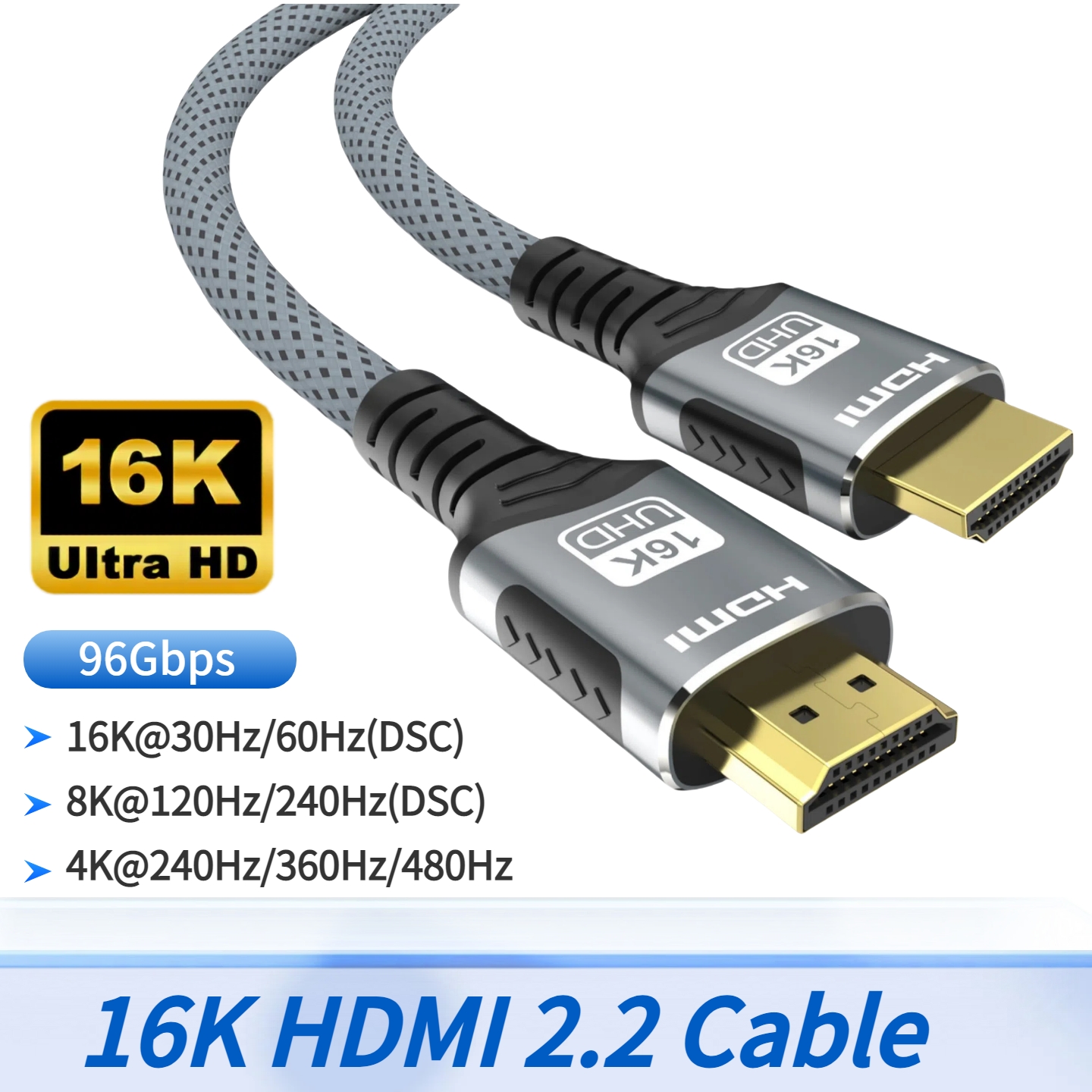 16K HDMI 2.2 Cable 96Gbps 8K@1 – обзор и цена Home Cinema Gaming