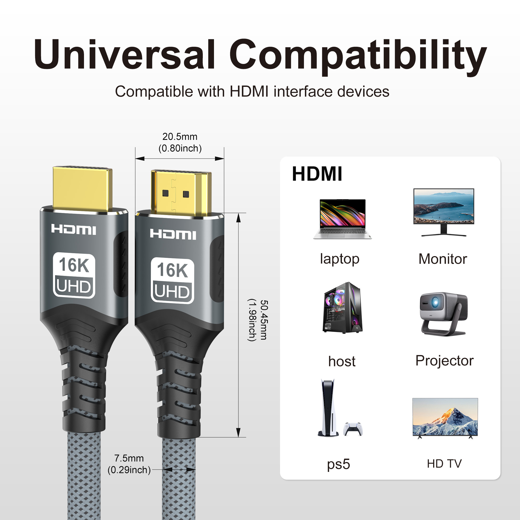 16K HDMI 2.2 Cable 96Gbps 8K@1 – обзор и цена Home Cinema Gaming