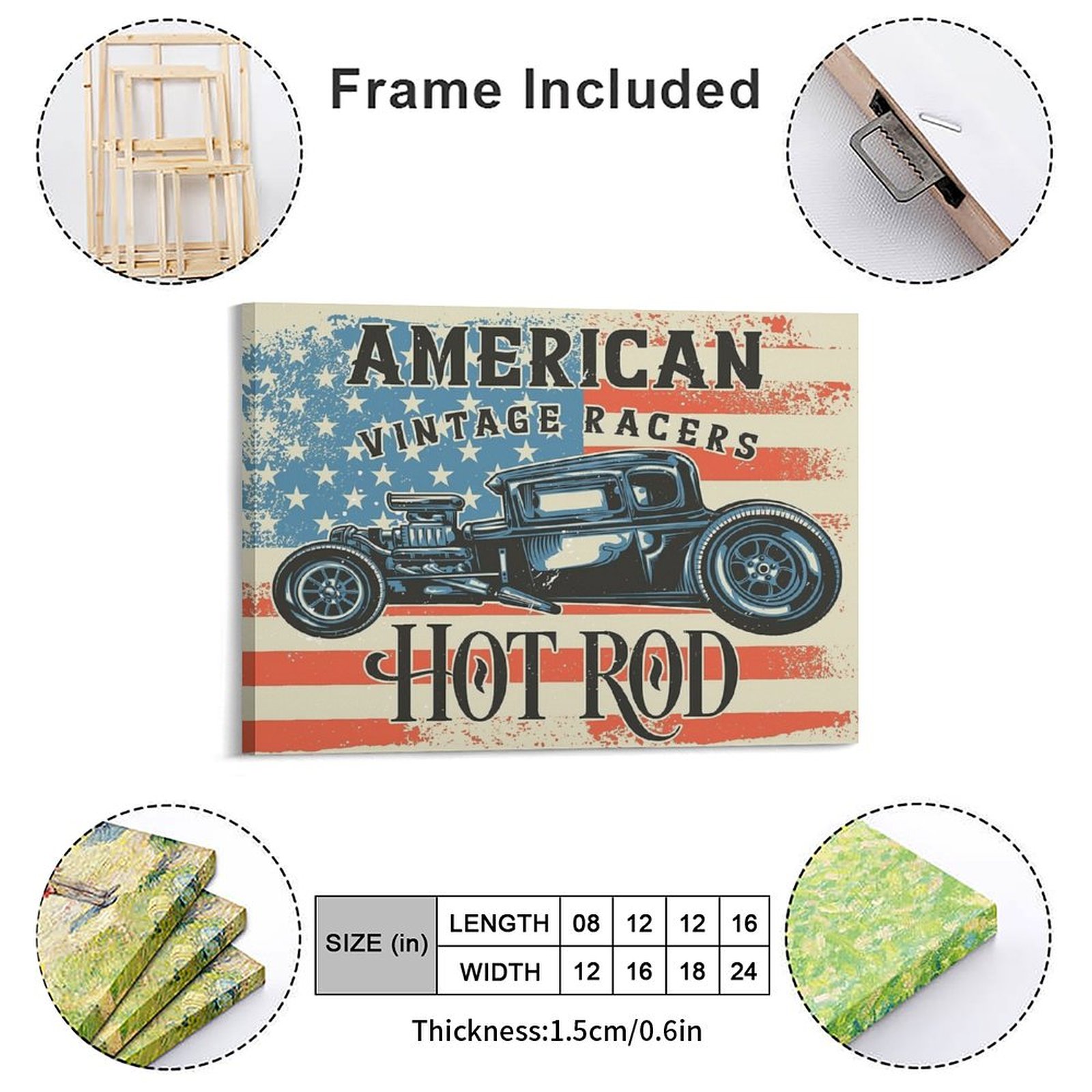 American Hot Rod Canvas Painti – обзор и цена Home Cinema In