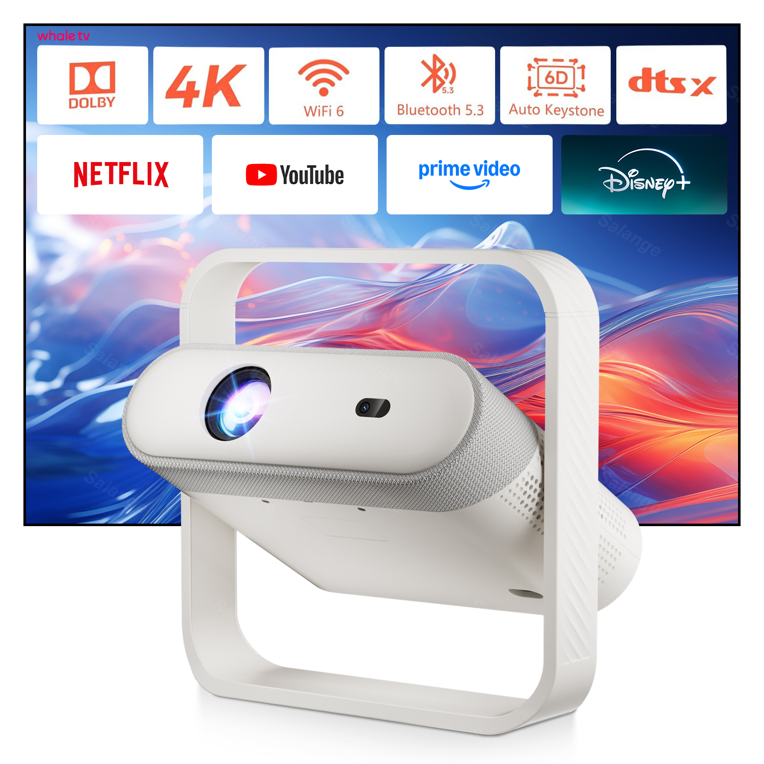 Salange 1080P Projector Netfli – обзор и цена Netflix Home Cinema