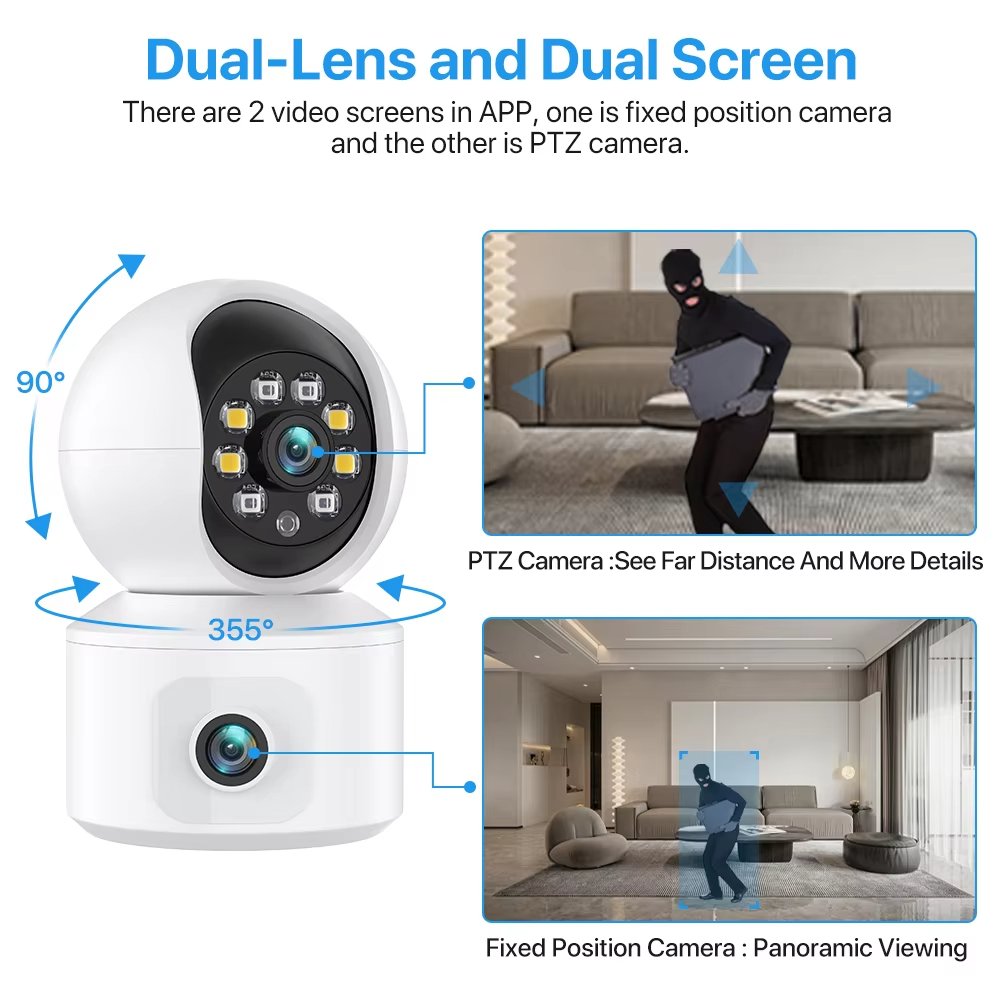 6MP iCsee WiFi IP Camera Dual  – обзор и цена Home Cinema Screen