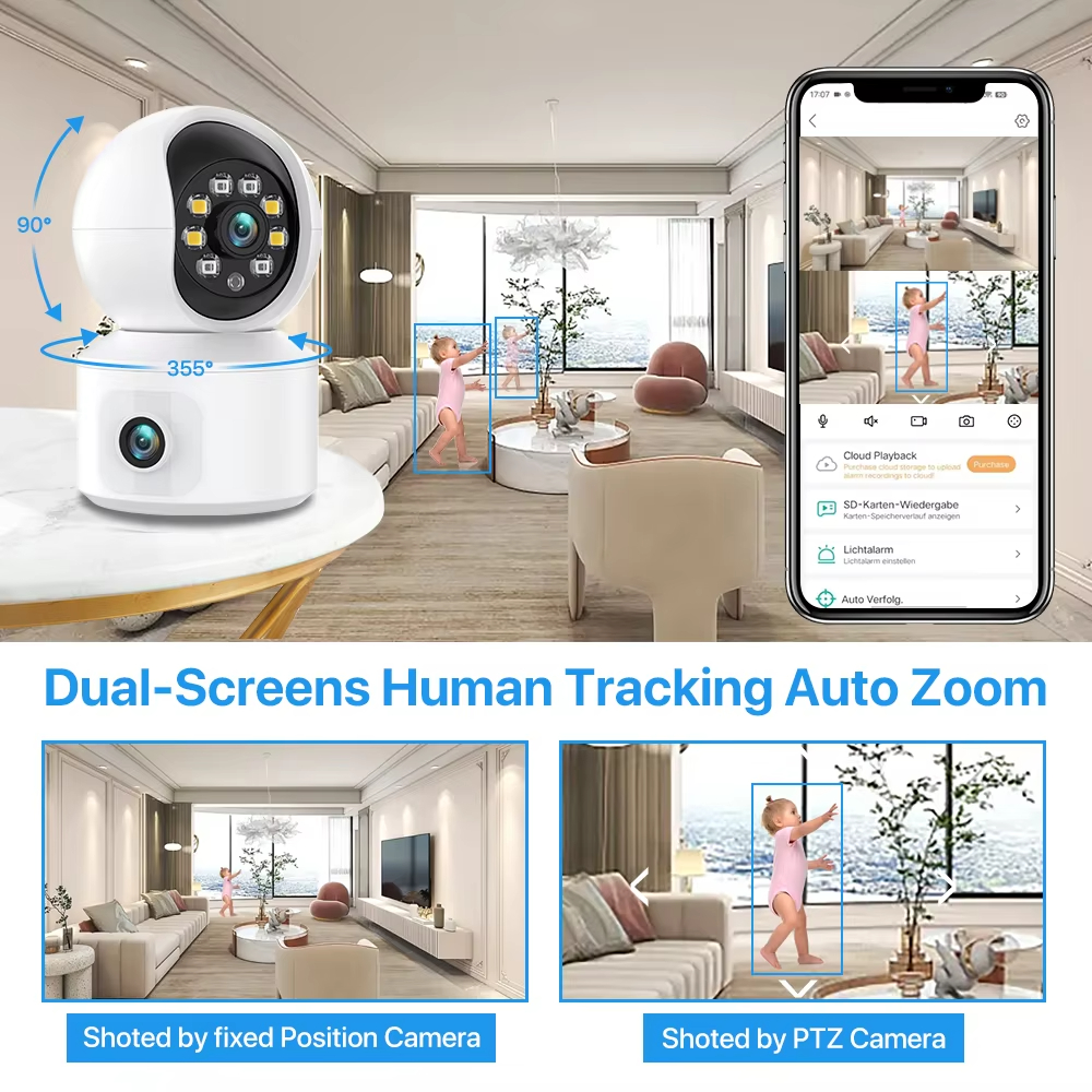 6MP iCsee WiFi IP Camera Dual  – обзор и цена Home Cinema Screen