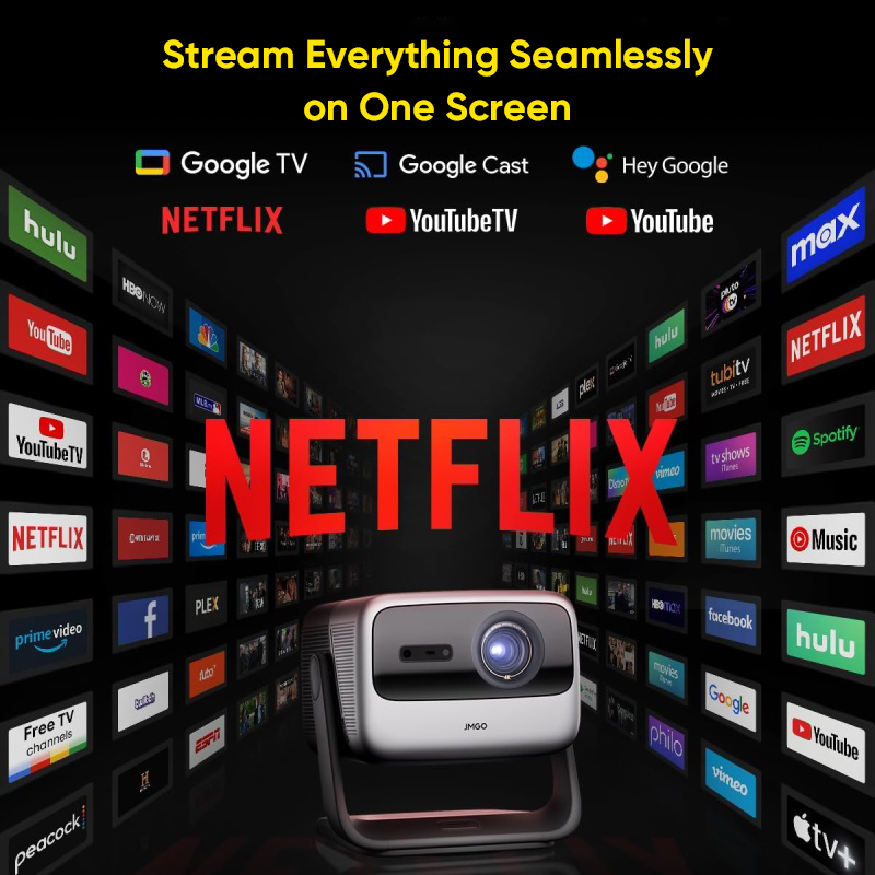 JMGO N1S Ultimate 4K Projector – обзор и цена Netflix Home Cinema