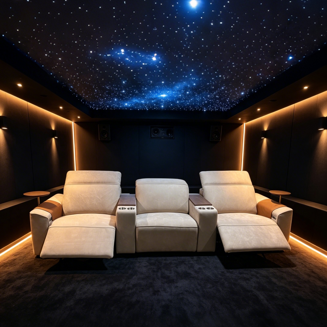 Light Luxury Home Theater Furn – обзор и цена Home Cinema Interiors