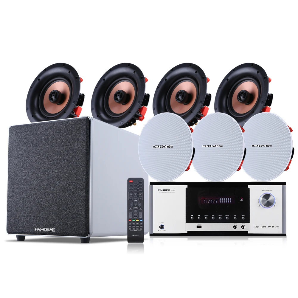 7.1 Home Theater Ceiling Speak – обзор и цена Home Cinema Audio System