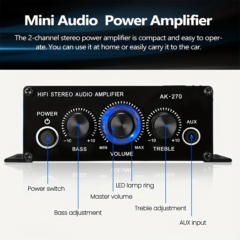 AK-270 HiFi Stereo Amplifier 4 – обзор и цена Home Cinema Choice