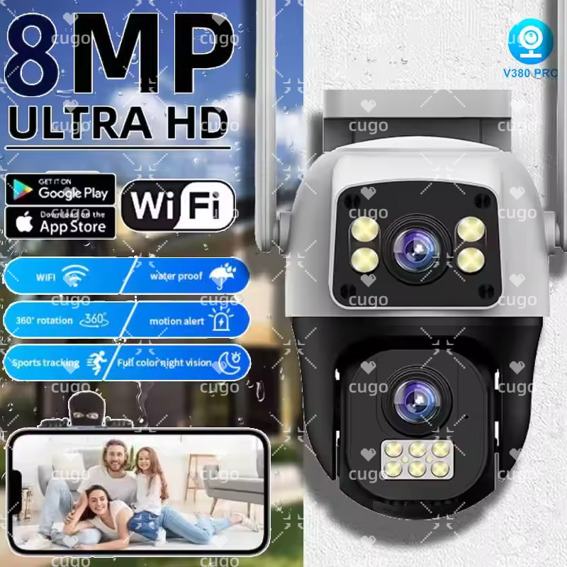 8MP 4K WIFI IP Camera PTZ Outd – обзор и цена Home Cinema Screen
