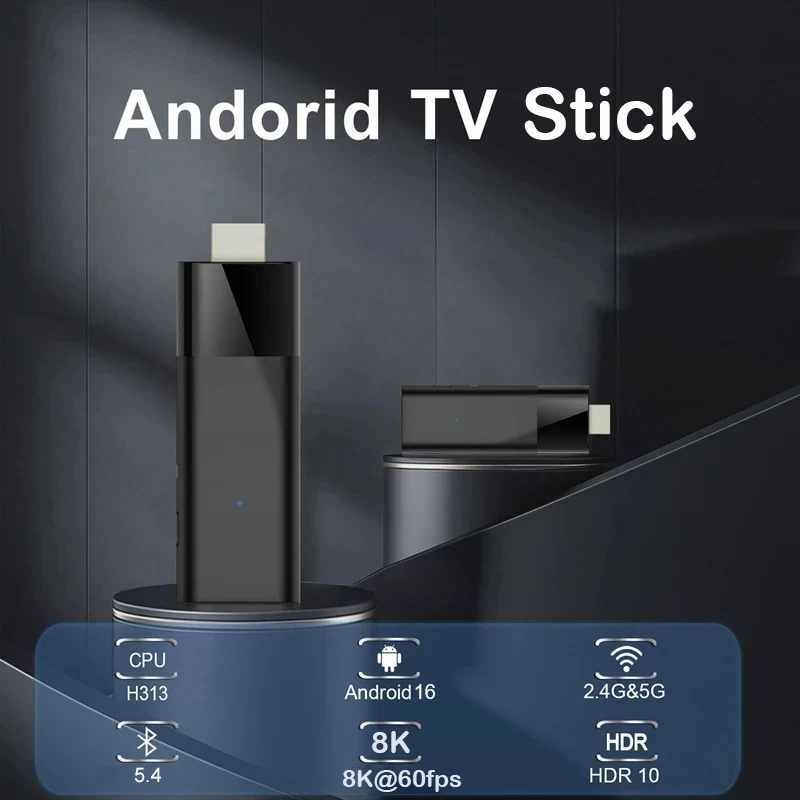 4K Android 16 TV Stick Smart T – обзор и цена 4K Media Player