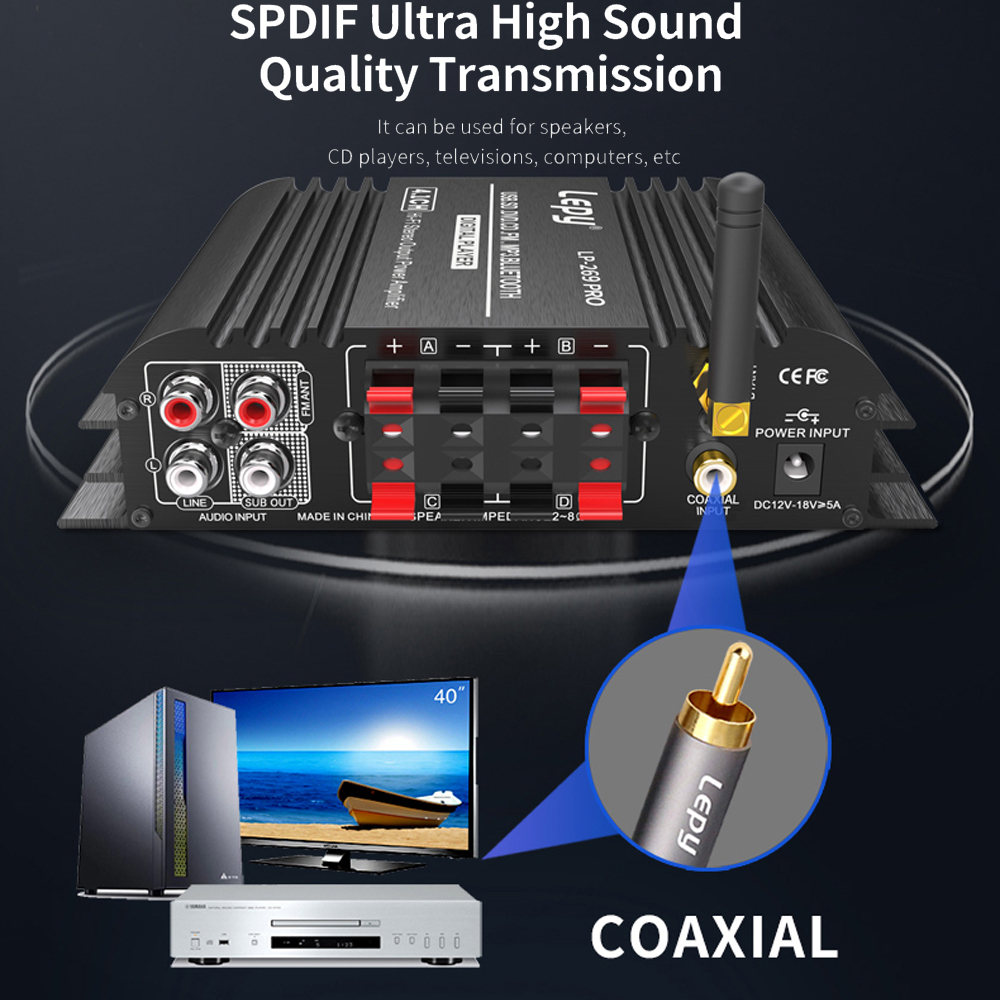 LEPY LP-269PRO 4.1 Channel Amp – обзор и цена Home Cinema Audio System
