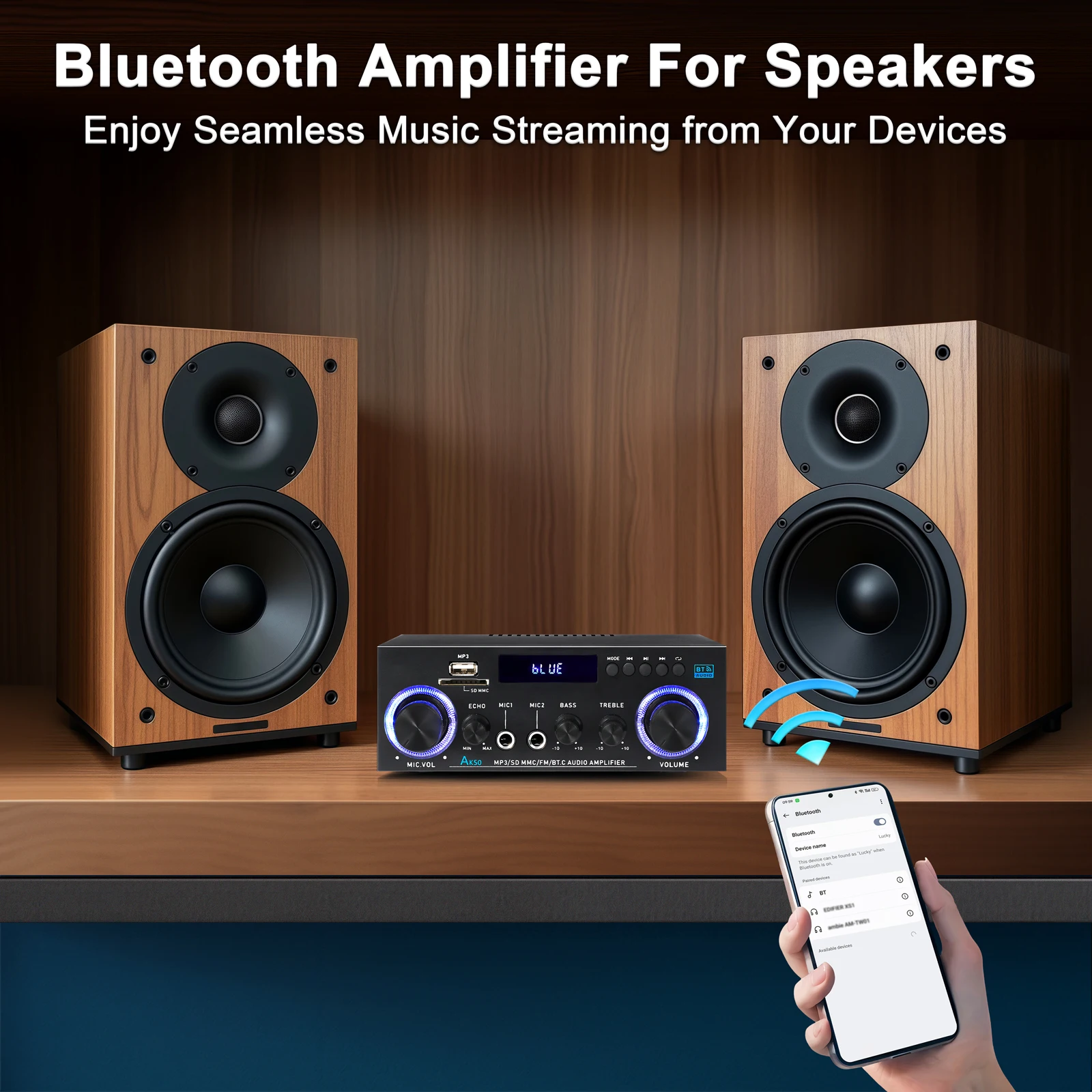 Woopker AK50 HIFI Audio Amplif – обзор и цена Home Cinema Yamaha