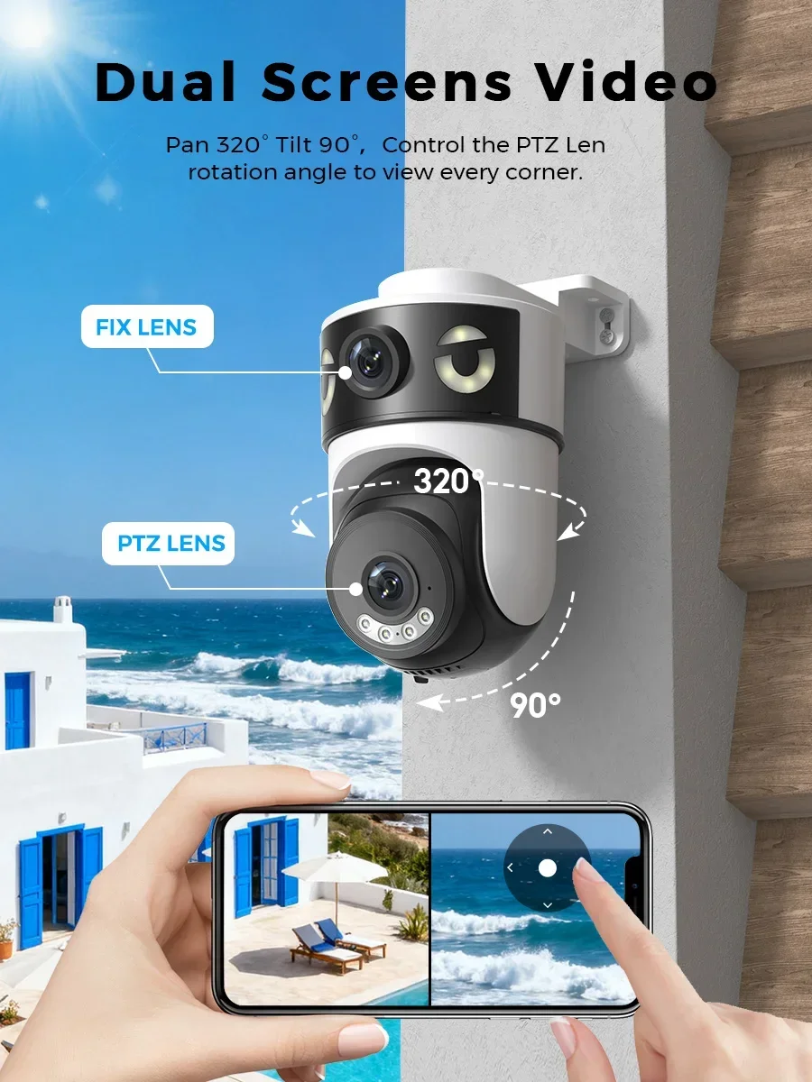 10MP 5K Dual Lens Dual Screens – обзор и цена Home Cinema Screen