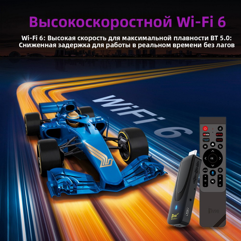 TV Stick HD 8K 4K Android 14.0 – обзор и цена 4K Media Player