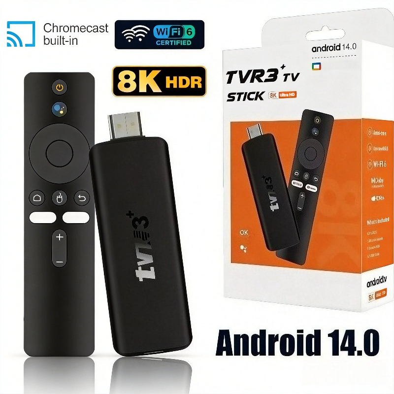 TVR3+ Android14 Smart TV Stick – обзор и цена 4K Media Player