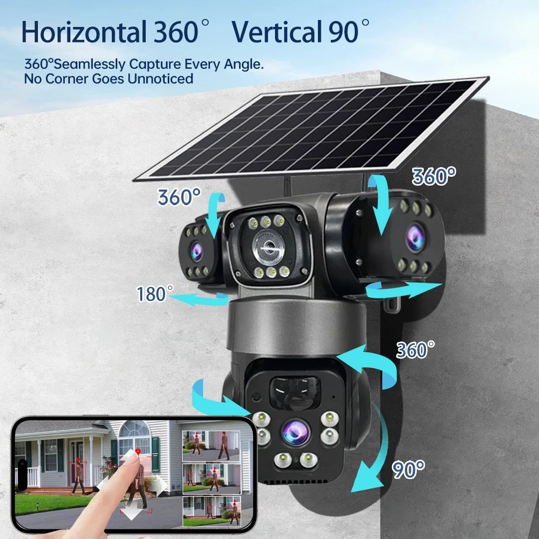 V380 3 Screen 3 Lens WIFI Came – обзор и цена Home Cinema Screen