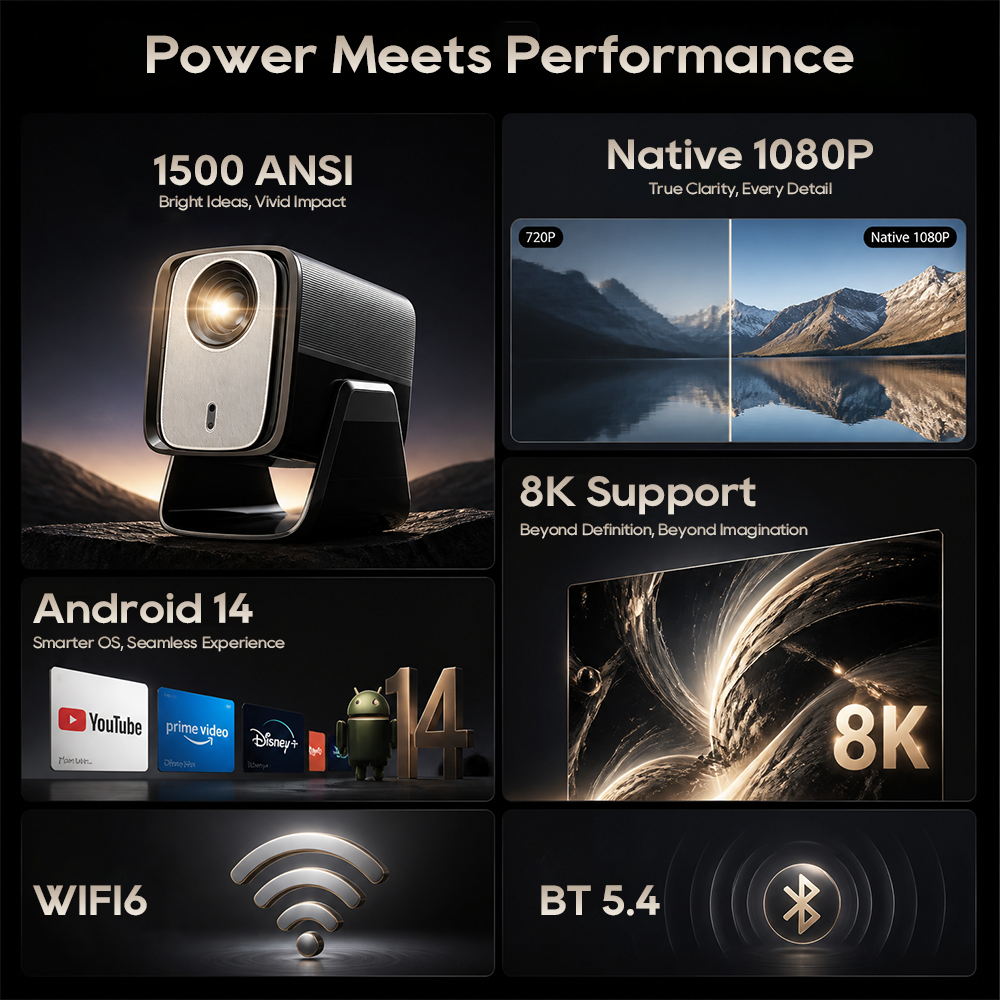 LYNCast Smart Projector with W – обзор и цена Home Cinema Gaming