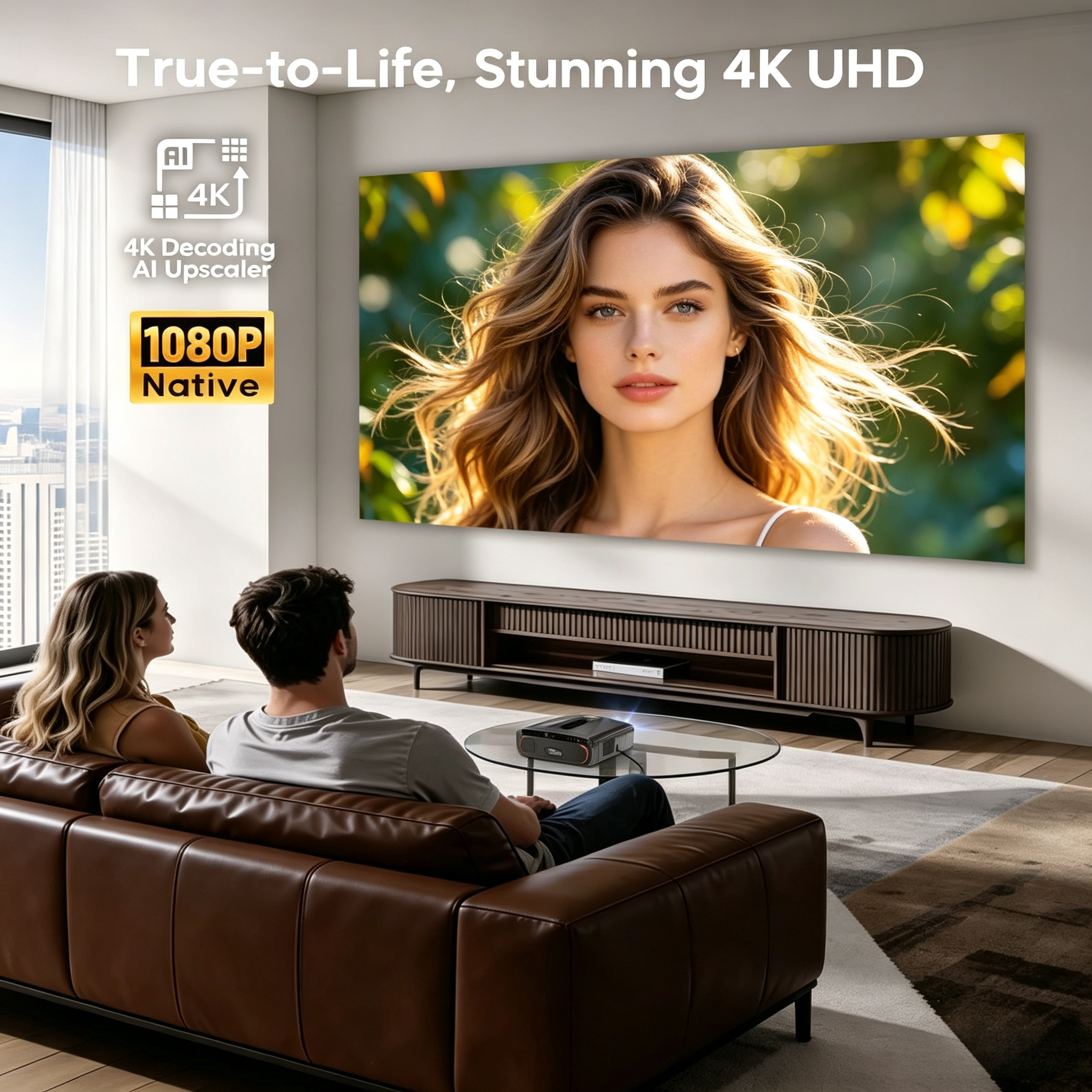 New 4K Smart Projector Netflix – обзор и цена Netflix Home Cinema