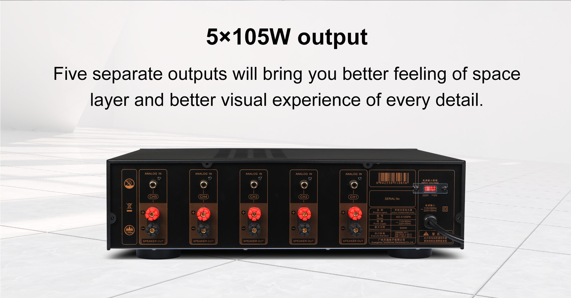 Tonewinner High Quality AD-510 – обзор и цена Home Cinema In