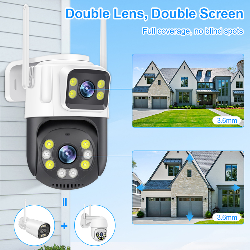 Smar PTZ Wifi Camera 6MP Dual  – обзор и цена Home Cinema Screen