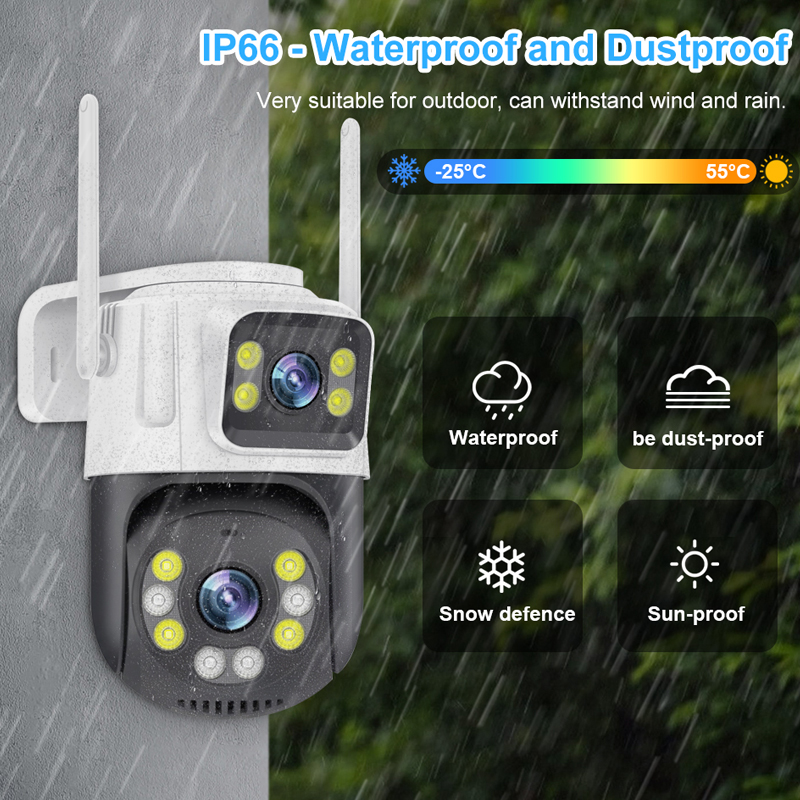Smar PTZ Wifi Camera 6MP Dual  – обзор и цена Home Cinema Screen