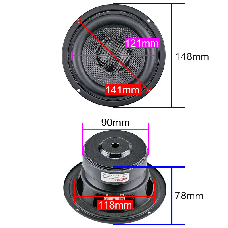 GHXAMP 5.25 inch 148mm Fibergl – обзор и цена Home Cinema Audio System