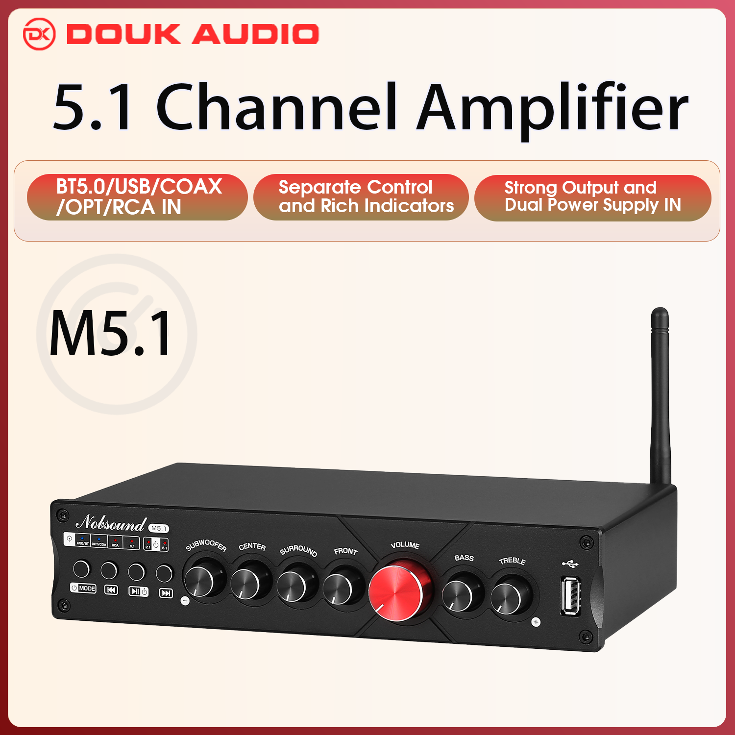 Douk Audio 5.1 Channel Digital – обзор и цена Home Cinema Yamaha