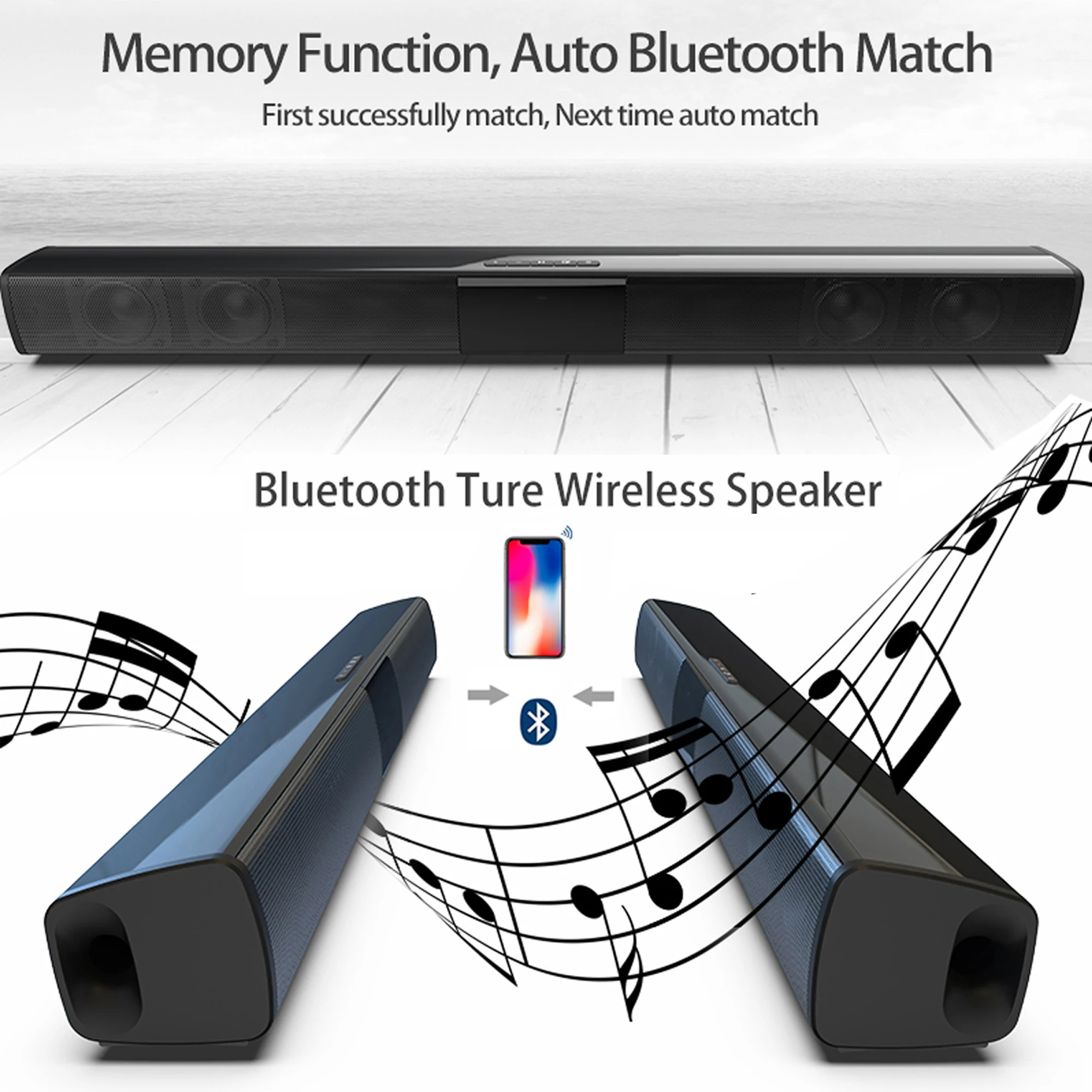 40W High Power Soundbar for TV – обзор и цена Home Cinema Audio System