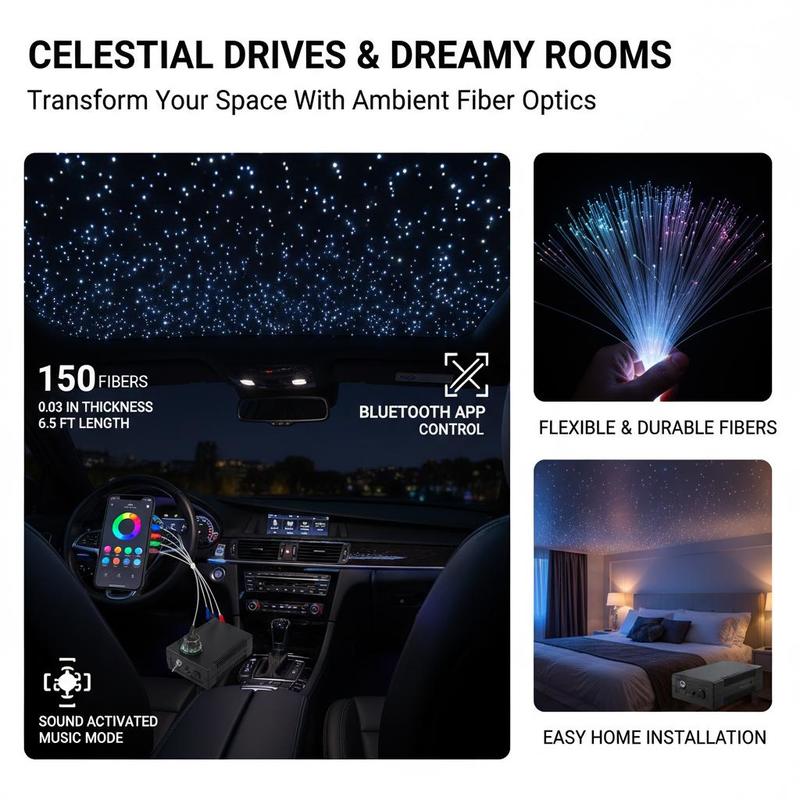 Fiber Optic Star Ceiling Light – обзор и цена Home Cinema Interiors