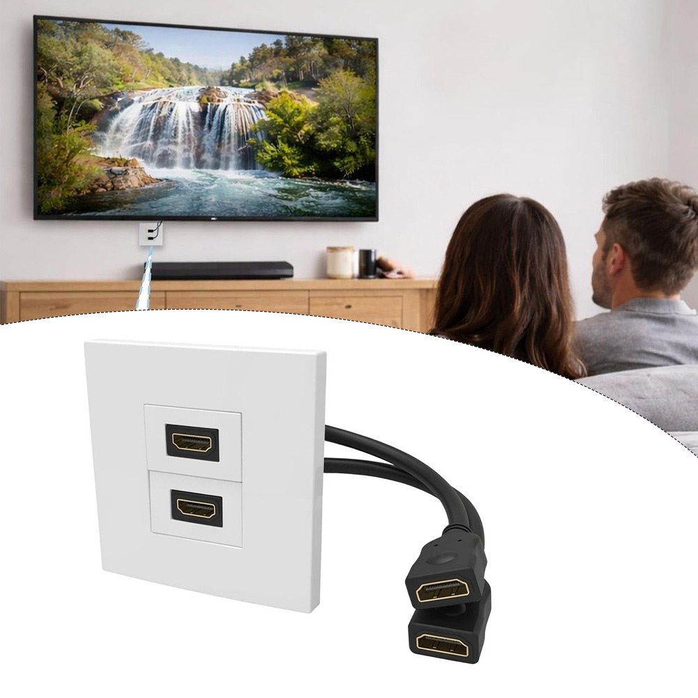 Dual-Port Wall Plate Faceplate – обзор и цена Home Cinema Gaming