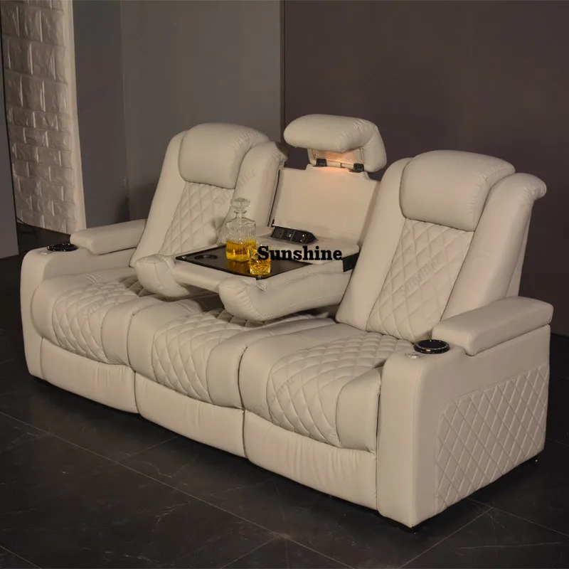White Color 3seater Electric C – обзор и цена Home Cinema Interiors