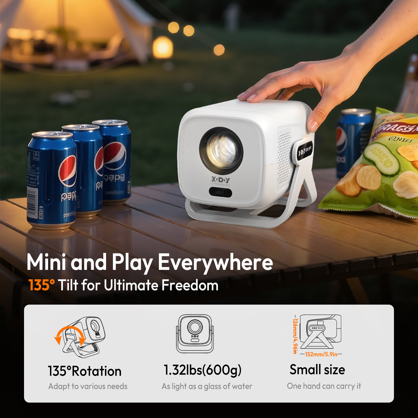 XGODY Projector Android 13 Net – обзор и цена Netflix Home Cinema