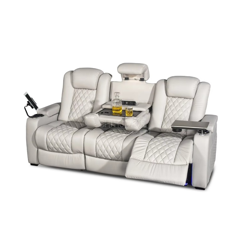 White Color 3seater Electric C – обзор и цена Home Cinema Interiors