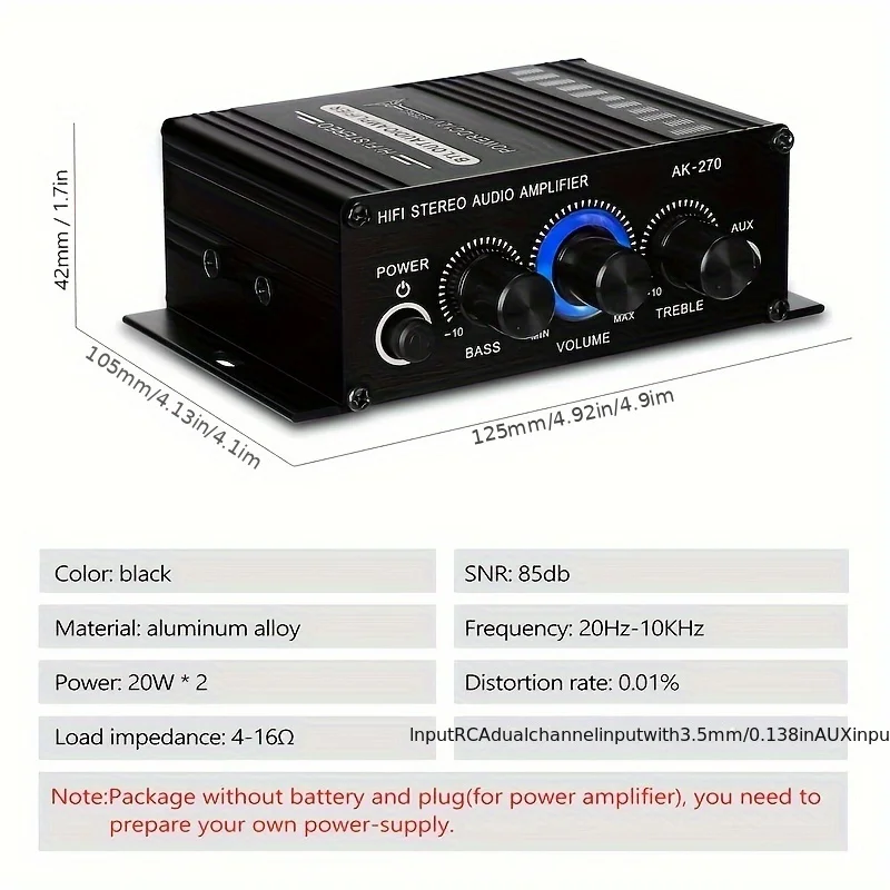 AK-270 400W Mini Power Amplifi – обзор и цена Home Cinema Choice
