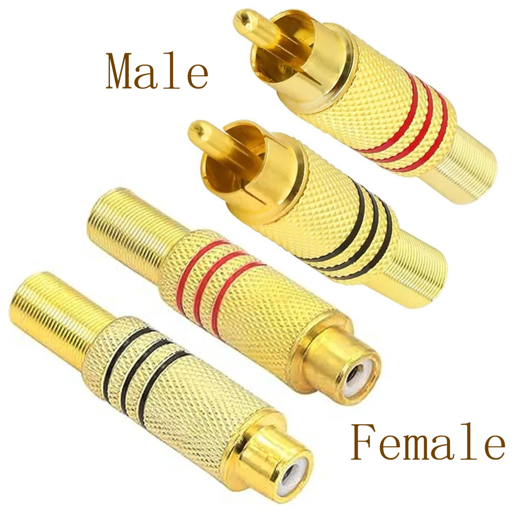 4PCS RCA Plug Gold Plated Sold – обзор и цена Home Cinema Choice