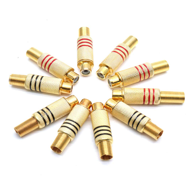 4PCS RCA Plug Gold Plated Sold – обзор и цена Home Cinema Choice