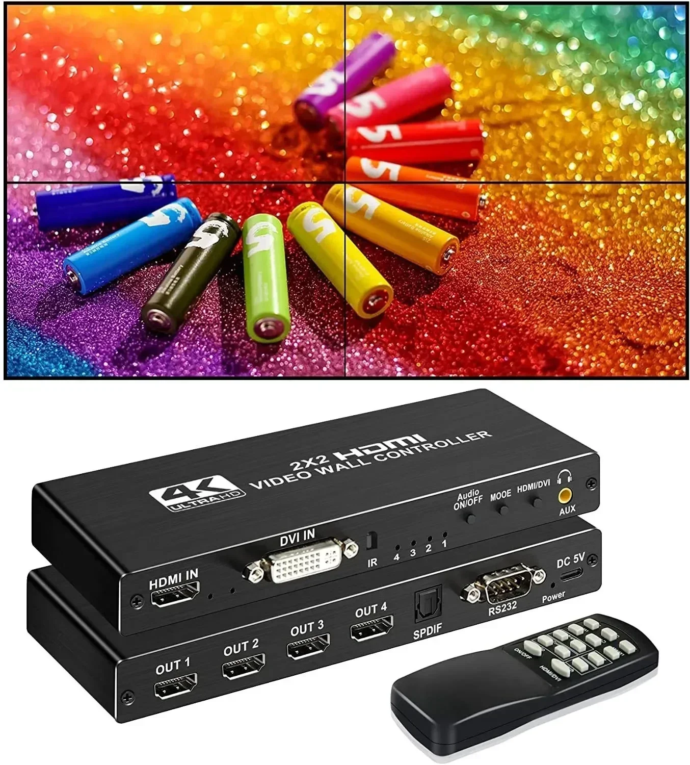 4K HDMI Video Wall Controller  – обзор и цена Home Cinema Screen